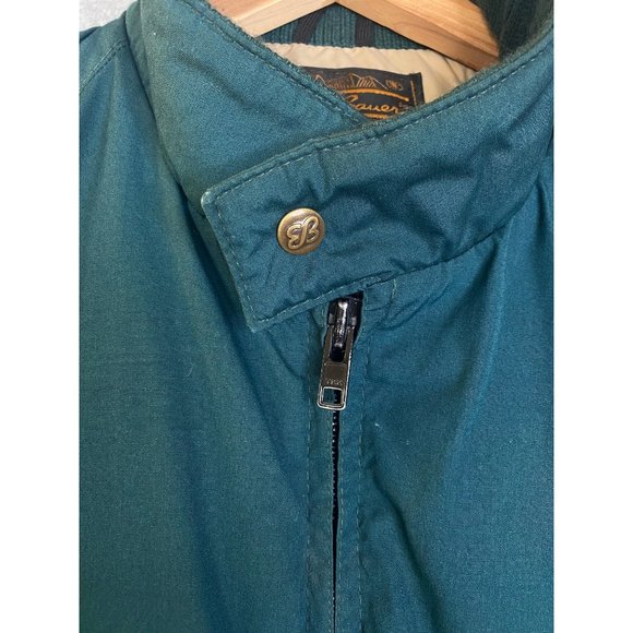 Vintage Eddie Bauer Goose Down Jacket Men's Size Medium Green Tan Made In USA - Picture 3 of 12